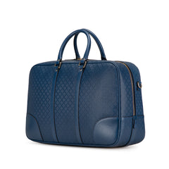 Bright Diamante Leather Travel Bag