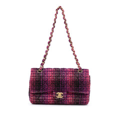 Medium Classic Tweed Double Flap