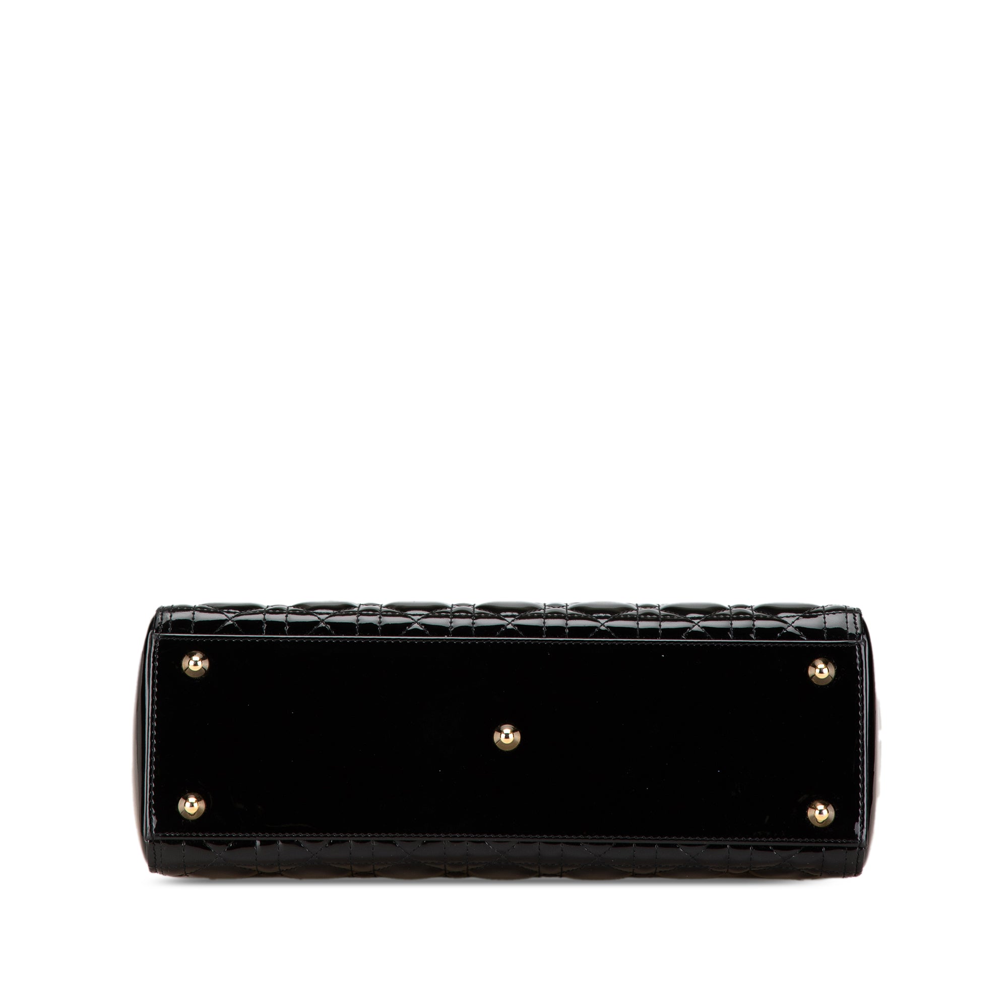 Large Patent Cannage Lady Dior