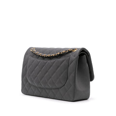 Jumbo Classic Caviar Double Flap