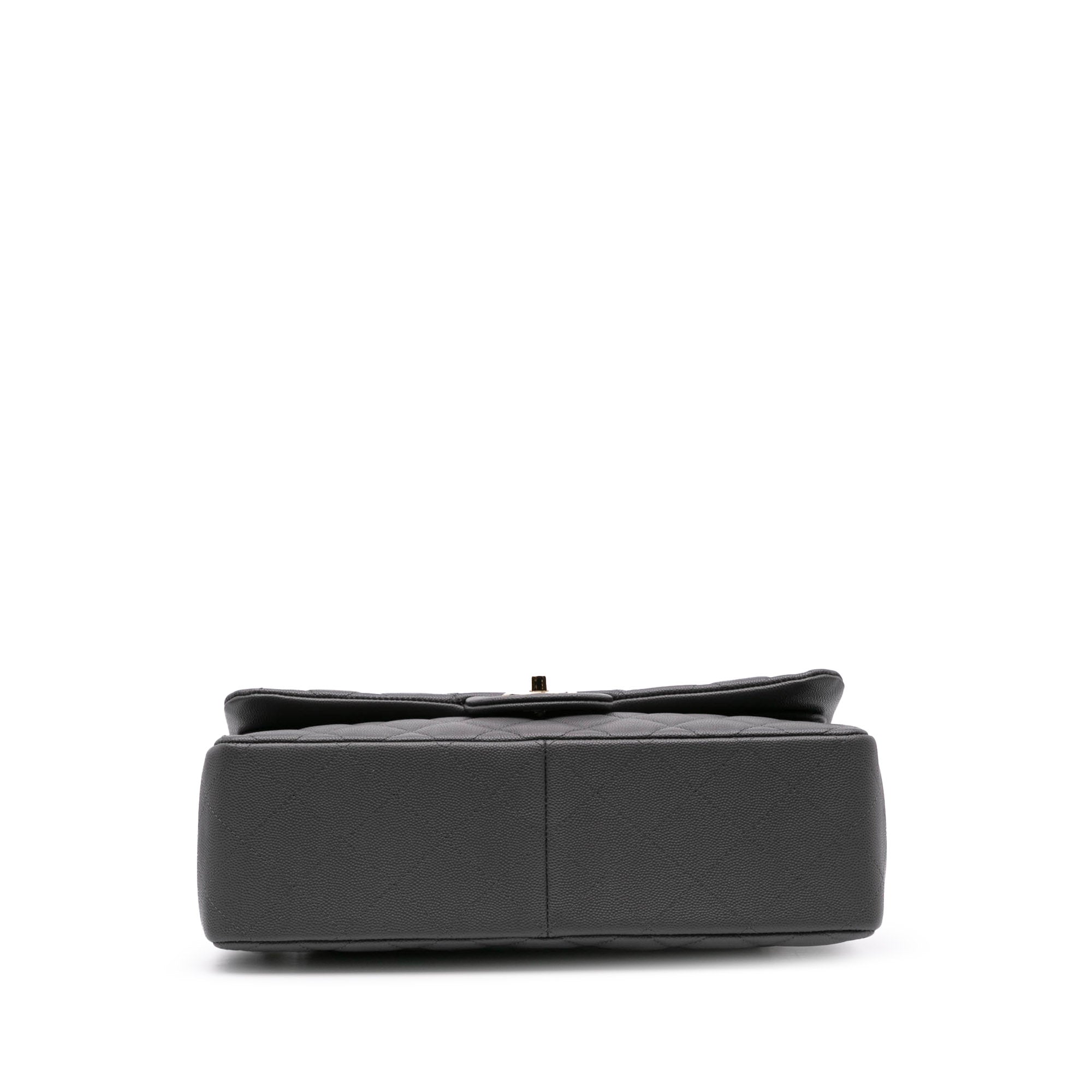 Jumbo Classic Caviar Double Flap