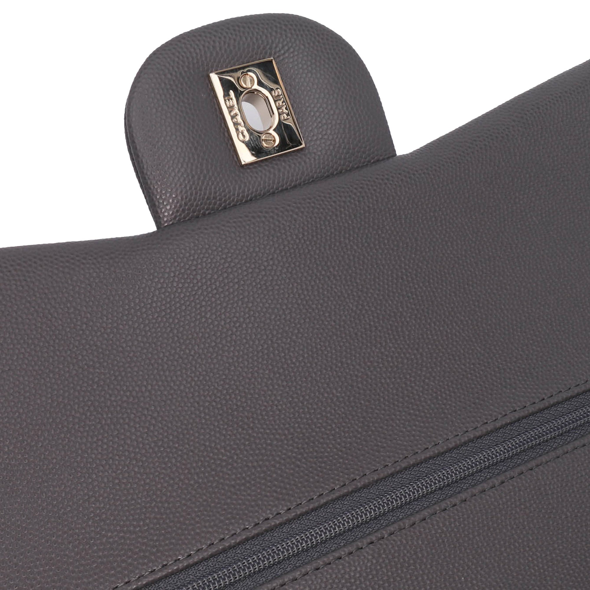 Jumbo Classic Caviar Double Flap