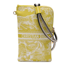 Technical Fabric Embroidered Toile De Jouy DiorTravel Multifunction Pouch