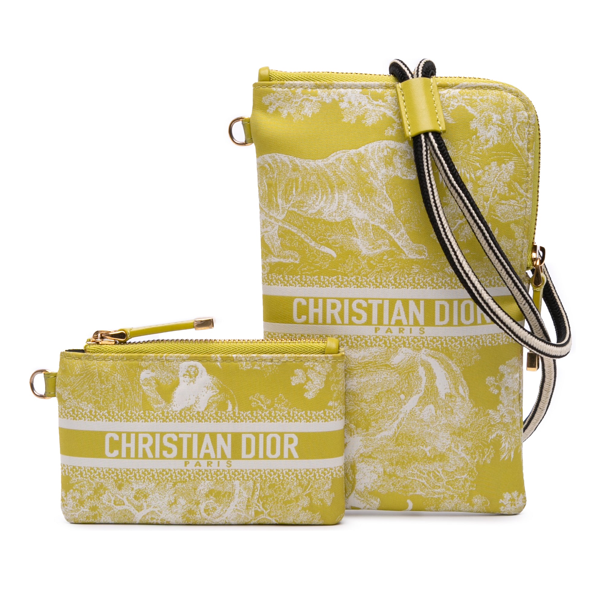 Technical Fabric Embroidered Toile De Jouy DiorTravel Multifunction Pouch