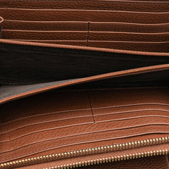 Pebbled Calfskin Soho Travel Document Case