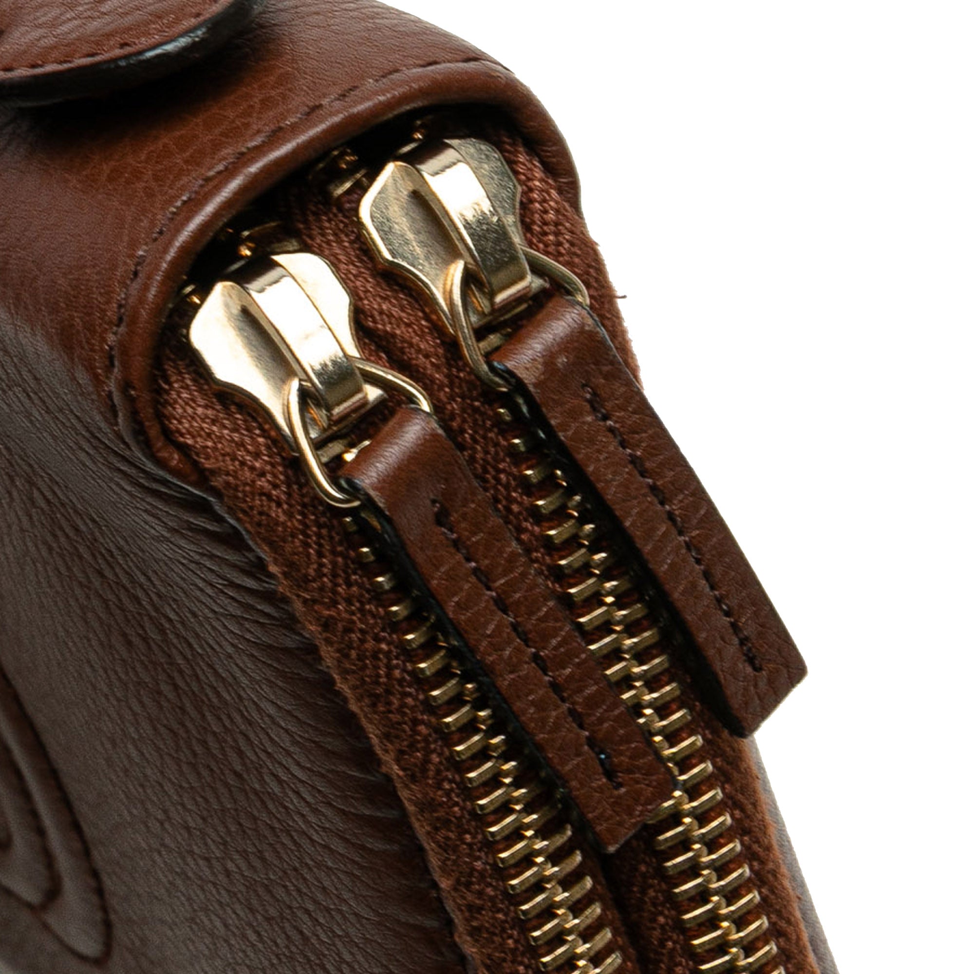 Pebbled Calfskin Soho Travel Document Case