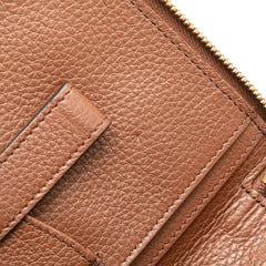 Pebbled Calfskin Soho Travel Document Case