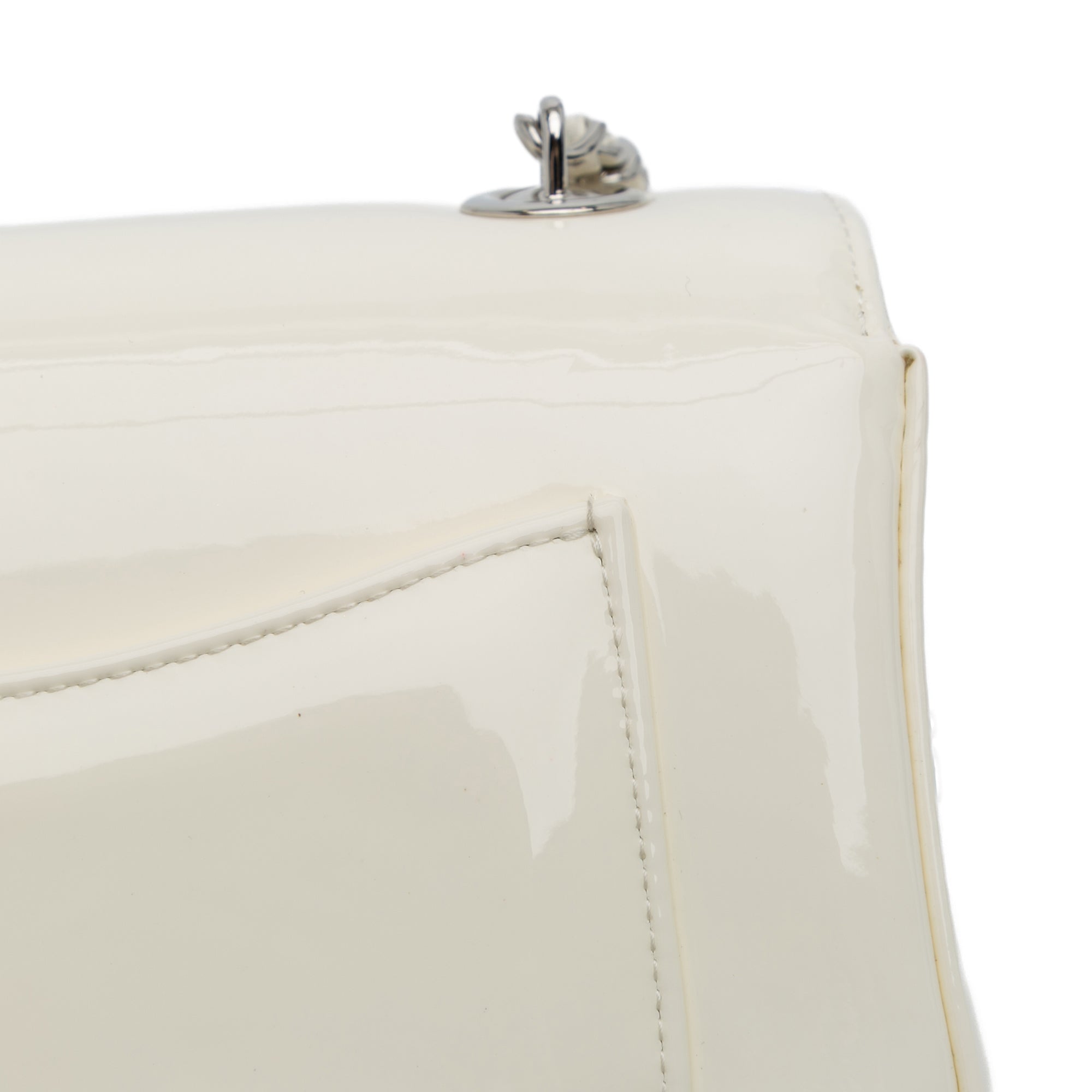 Small Patent Camellia Single Flap