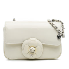 Small Patent Camellia Single Flap