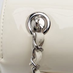 Small Patent Camellia Single Flap