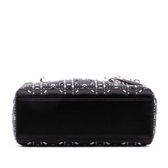 Mini Satin Cannage Strass Crystal Embellished Lady Dior