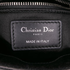 Mini Satin Cannage Strass Crystal Embellished Lady Dior