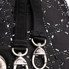 Mini Satin Cannage Strass Crystal Embellished Lady Dior