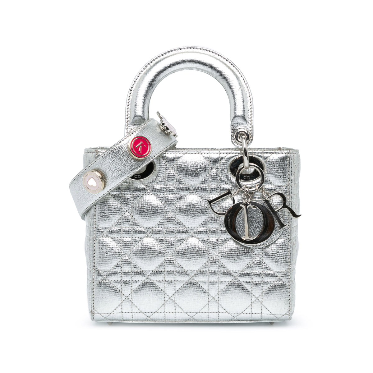 Small Metallic Grained Calfskin Cannage My ABCDior Lady Dior