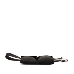 GG Canvas Double Pocket Belt Bag