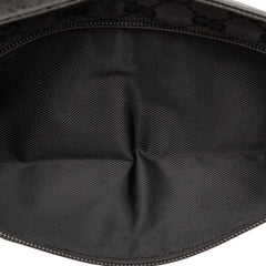 GG Canvas Double Pocket Belt Bag