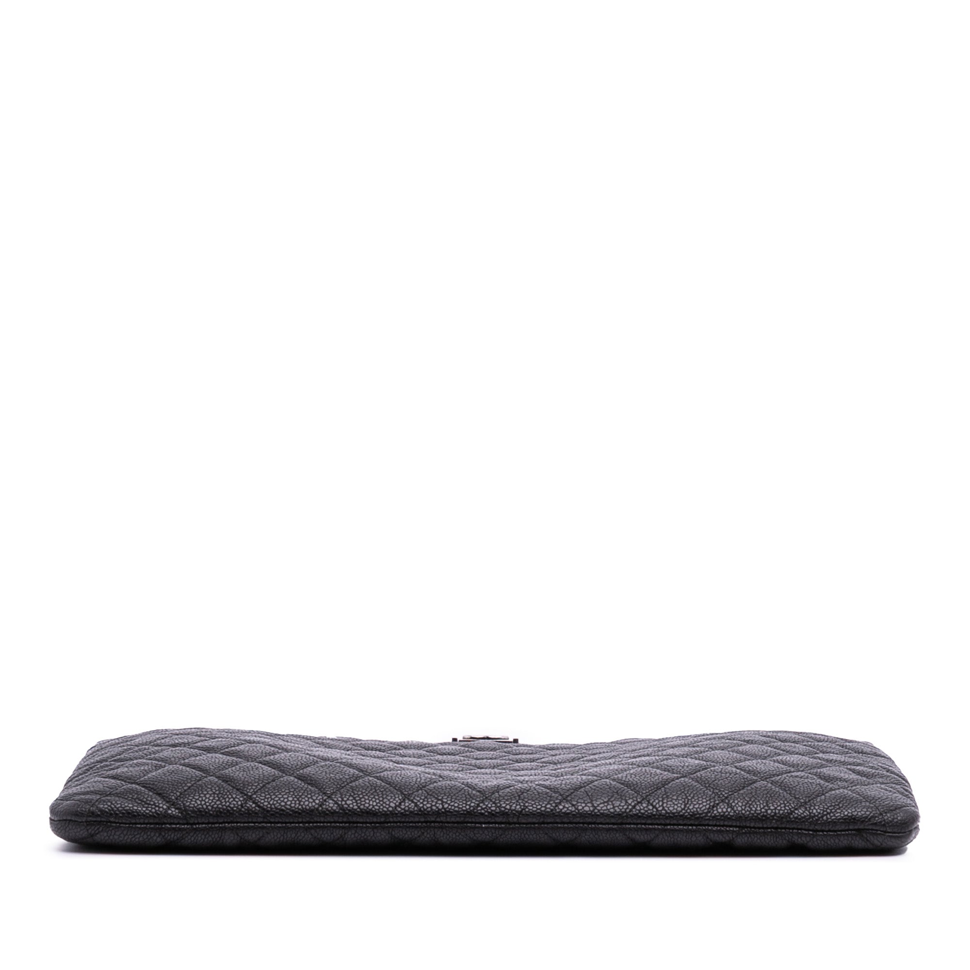 Large Quilted Caviar Boy O Case Clutch