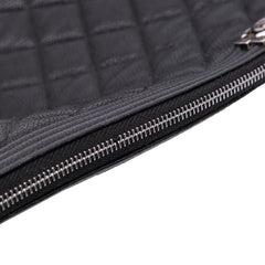 Large Quilted Caviar Boy O Case Clutch