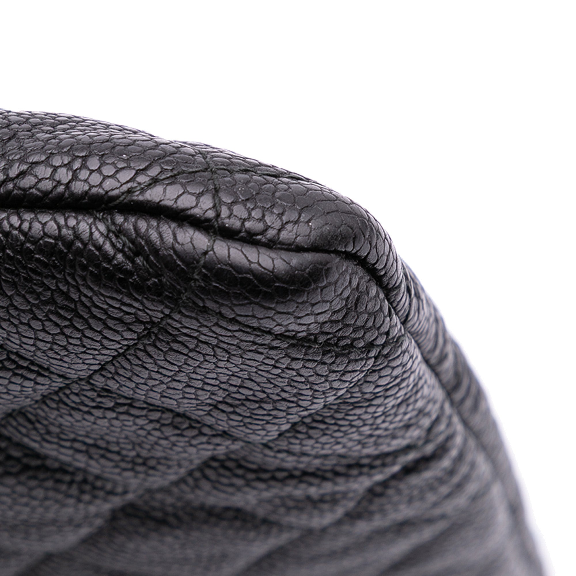 Large Quilted Caviar Boy O Case Clutch