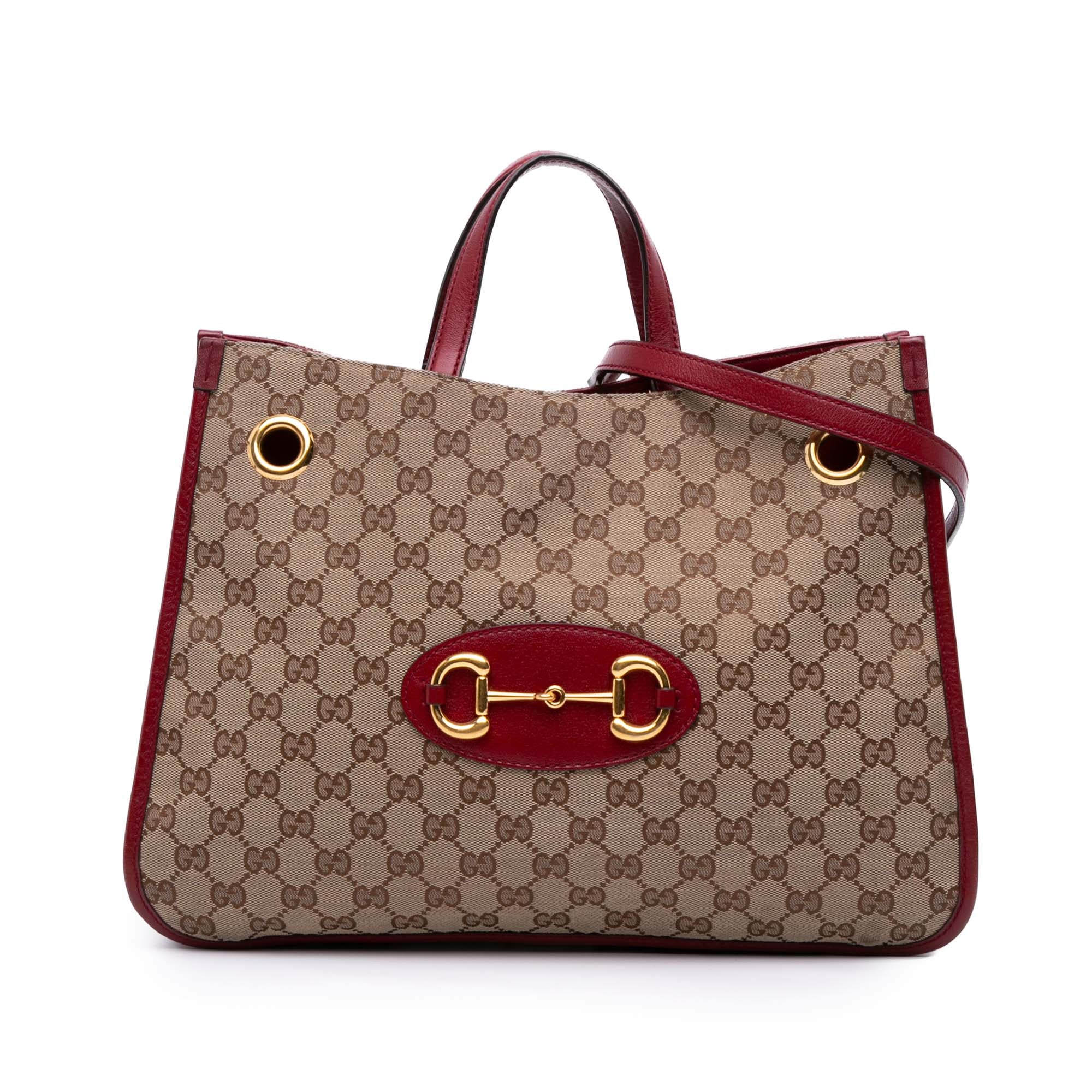 Medium GG Canvas Horsebit 1955 Chain Tote