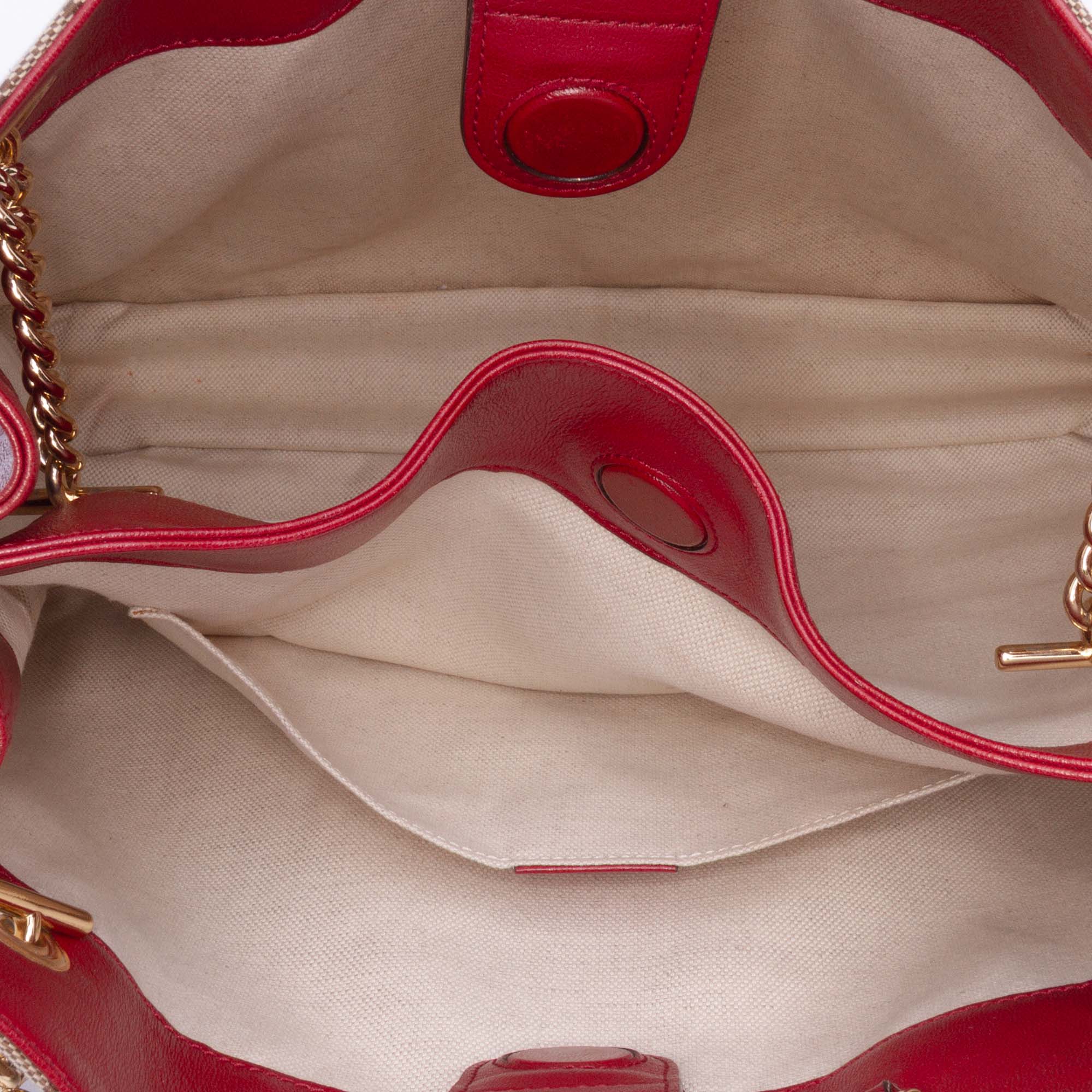 Medium GG Canvas Horsebit 1955 Chain Tote