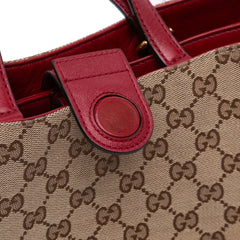 Medium GG Canvas Horsebit 1955 Chain Tote