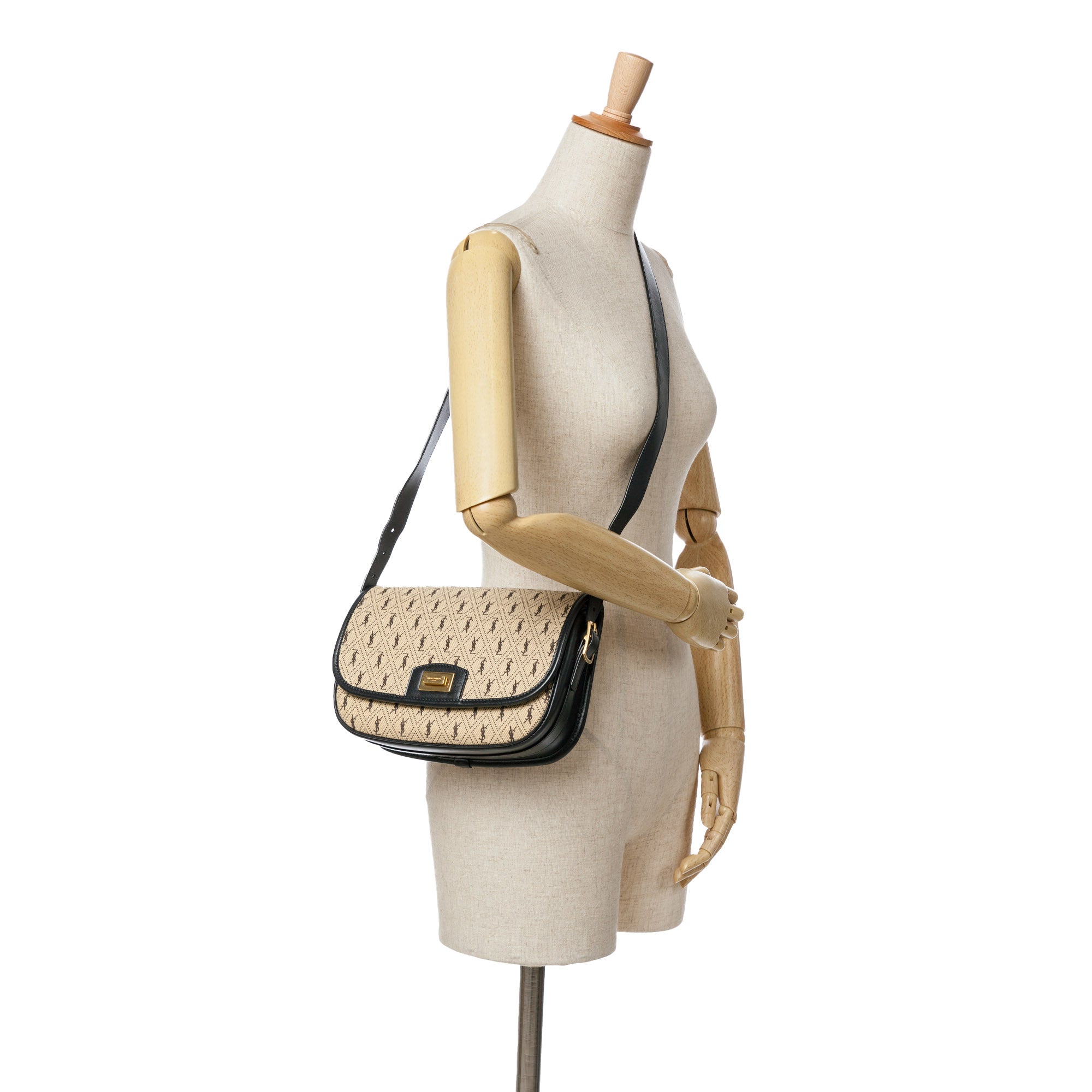 Medium Canvas Monogram All Over Crossbody