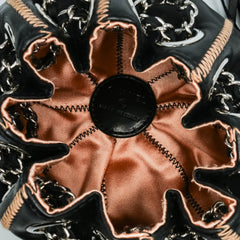 Mini Lambskin and Satin Reversible Sac Cordon