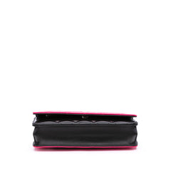 CC Quilted Patent Wallet on Chain