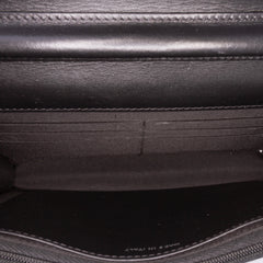 CC Quilted Patent Wallet on Chain