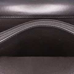 CC Quilted Patent Wallet on Chain
