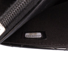 CC Quilted Patent Wallet on Chain