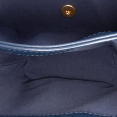 CC Quilted Lambskin Triple Pearl Chain Flap