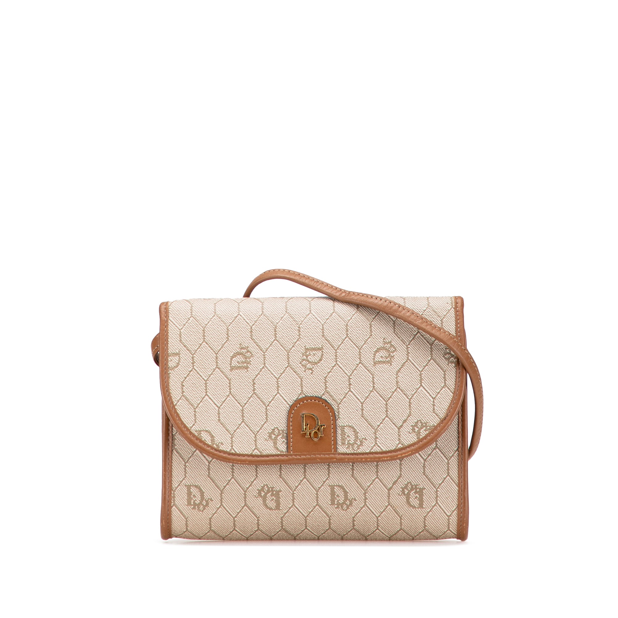 Honeycomb Coated Canvas Crossbody