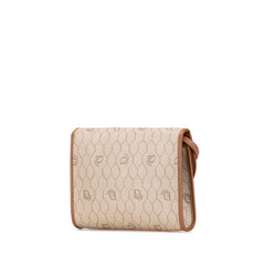 Honeycomb Coated Canvas Crossbody