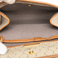 Honeycomb Coated Canvas Crossbody