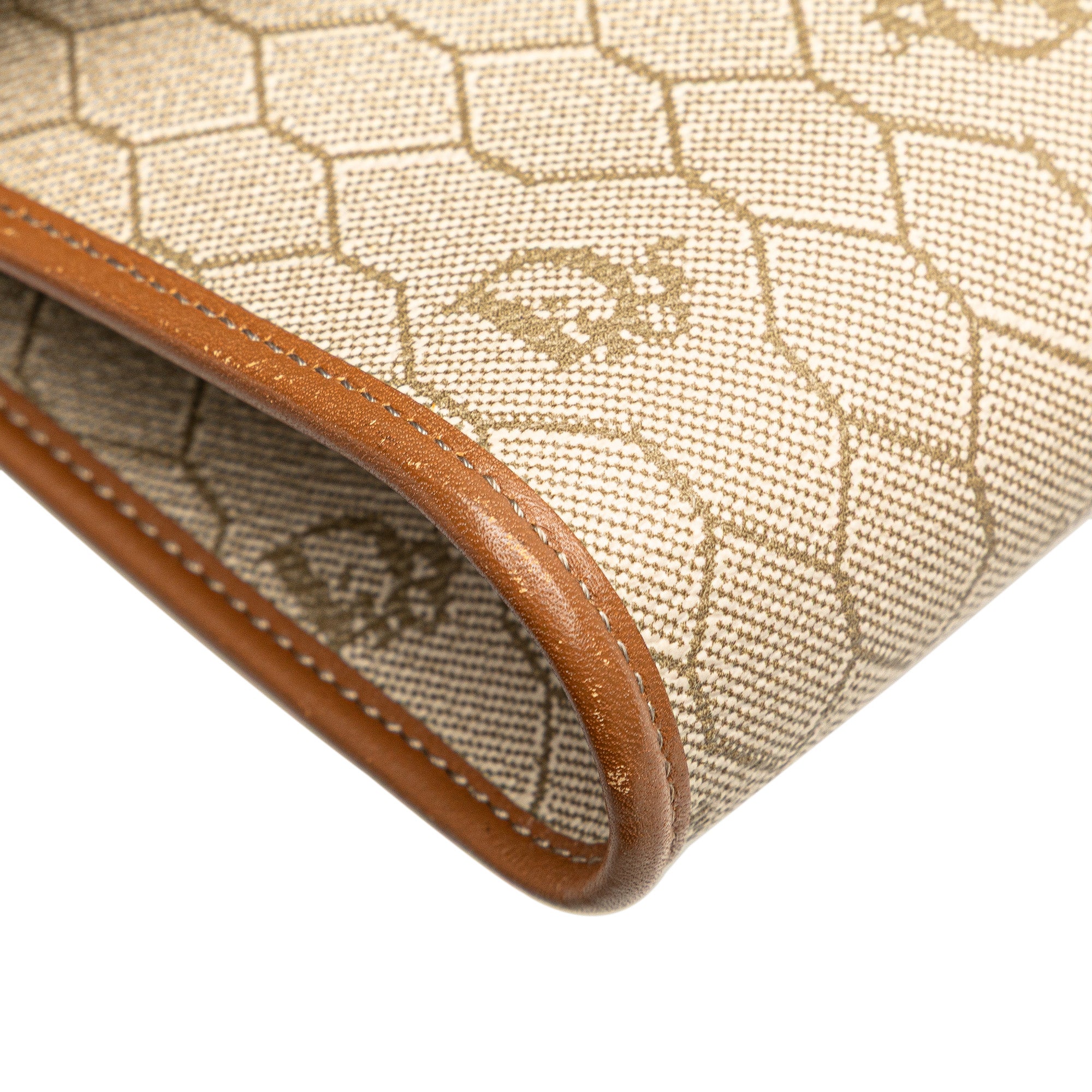 Honeycomb Coated Canvas Crossbody