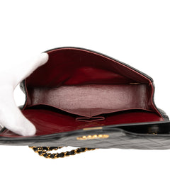 Small CC Quilted Lambskin Double Flap