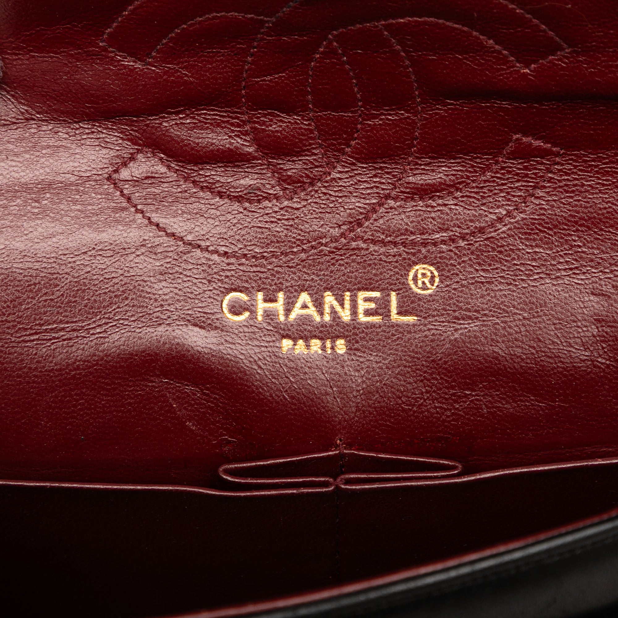 Small CC Quilted Lambskin Double Flap