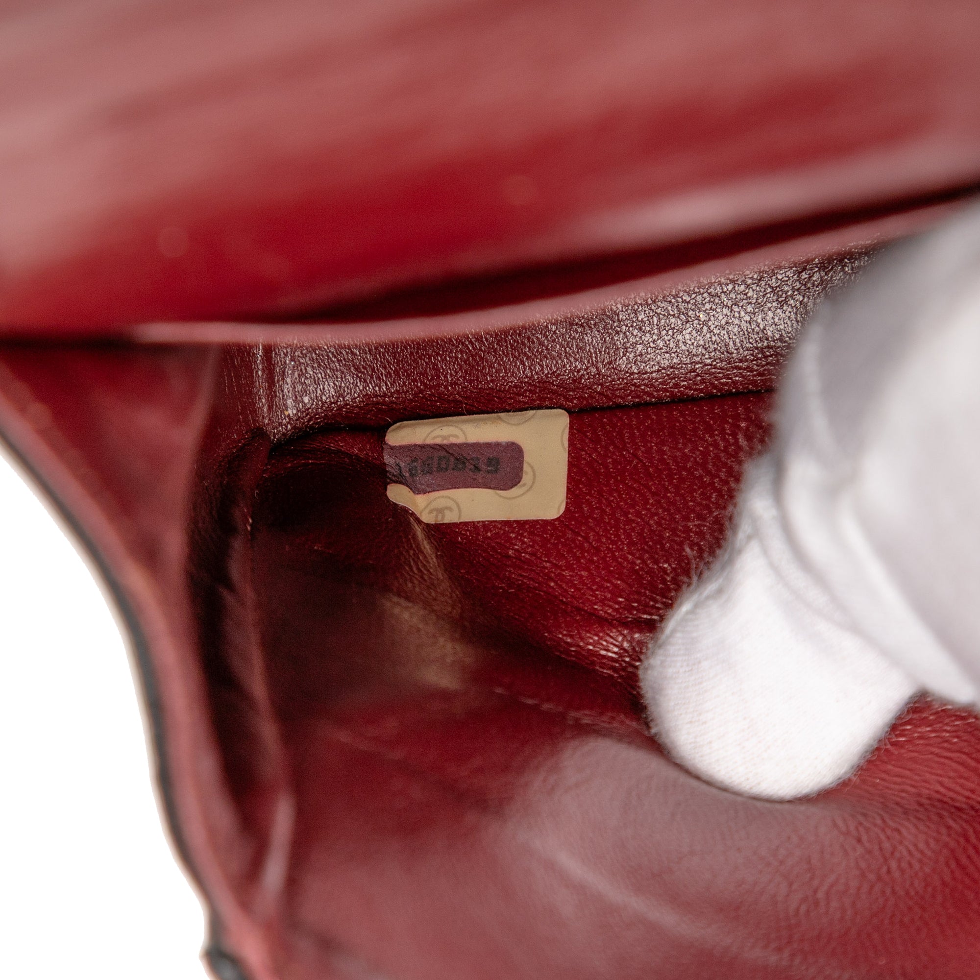 Small CC Quilted Lambskin Double Flap