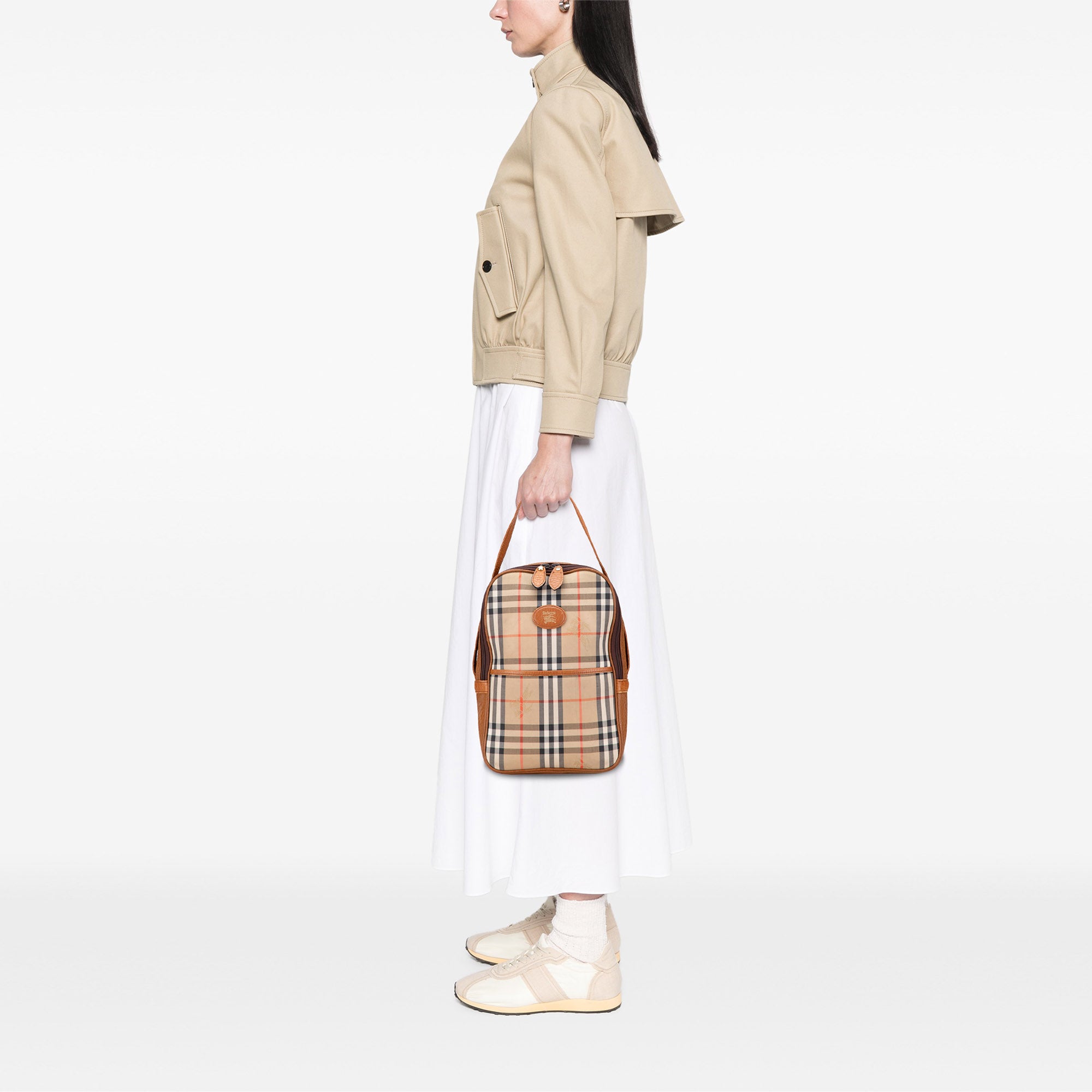 Haymarket Check Canvas Handbag