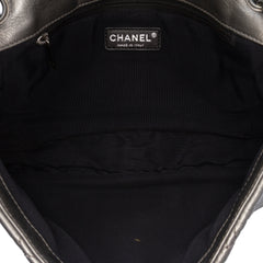 Medium Quilted Metallic Aged Calfskin Chain Me Flap