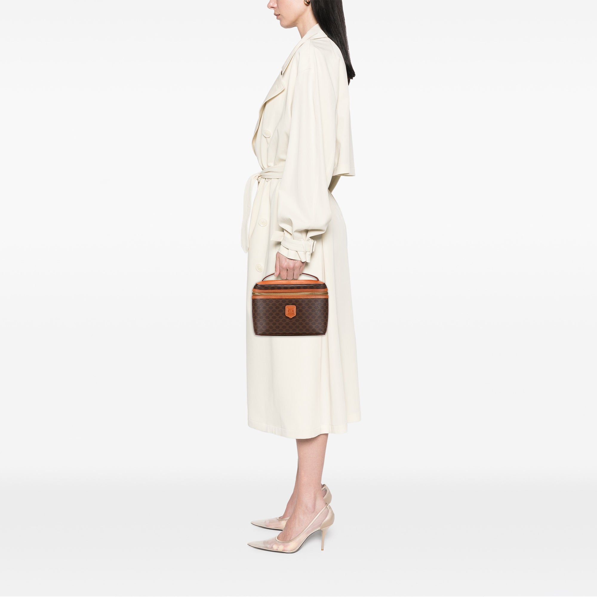 Macadam Coated Canvas Vanity Bag
