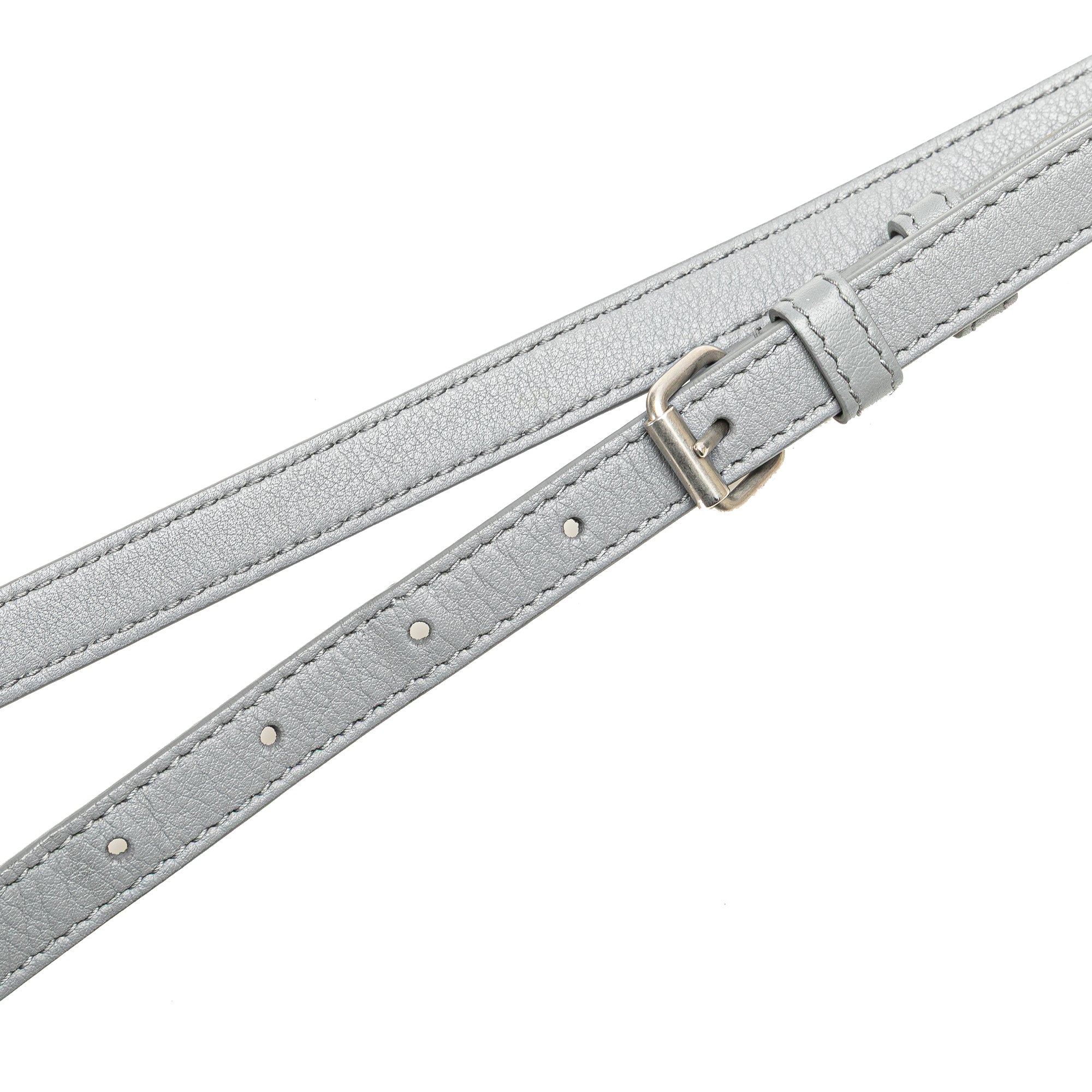 Medium Leather Triangle Duffle Bag