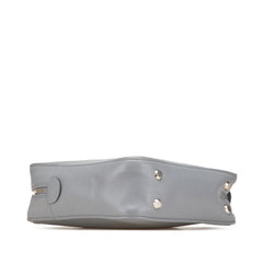 Medium Leather Triangle Duffle Bag