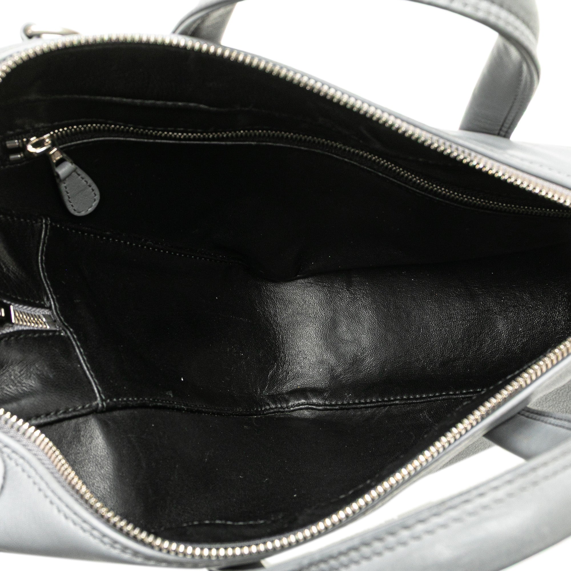 Medium Leather Triangle Duffle Bag