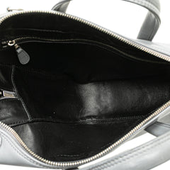 Medium Leather Triangle Duffle Bag