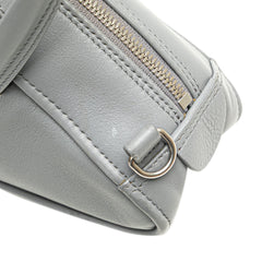 Medium Leather Triangle Duffle Bag