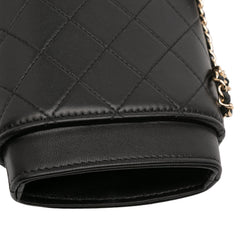 CC Quilted Lambskin Chain Around Phone Holder