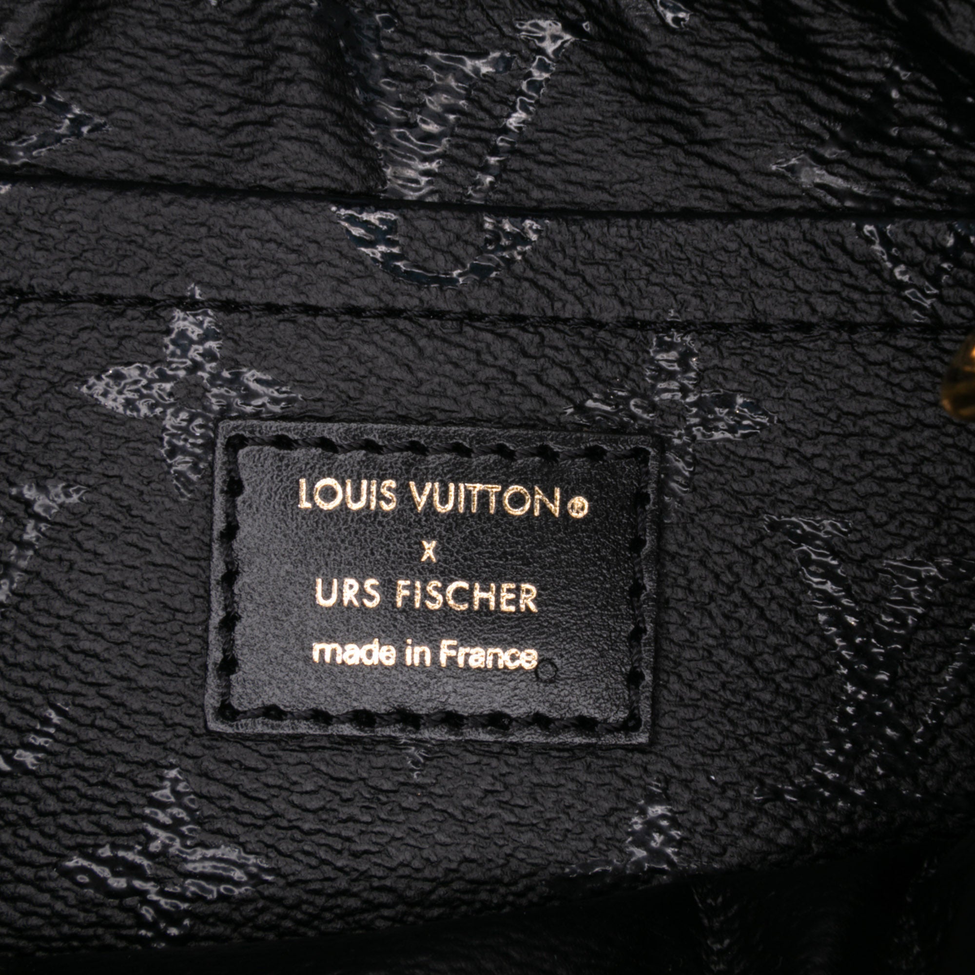 Urs Fischer Monogram Tuffetage Pochette Accessoires